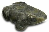 Realistic Polished Labradorite Frog #309126-1